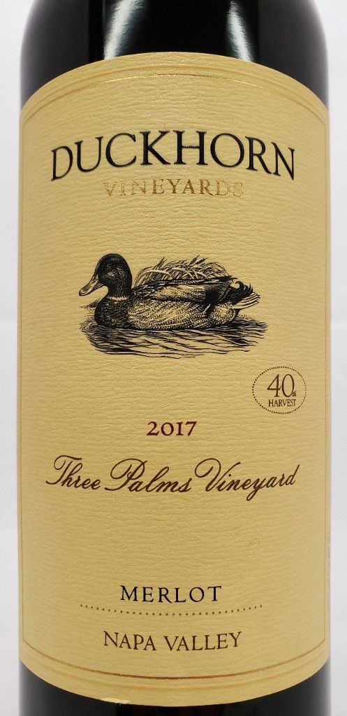 2018 Duckhorn Vineyards Merlot Three Palms Vineyard