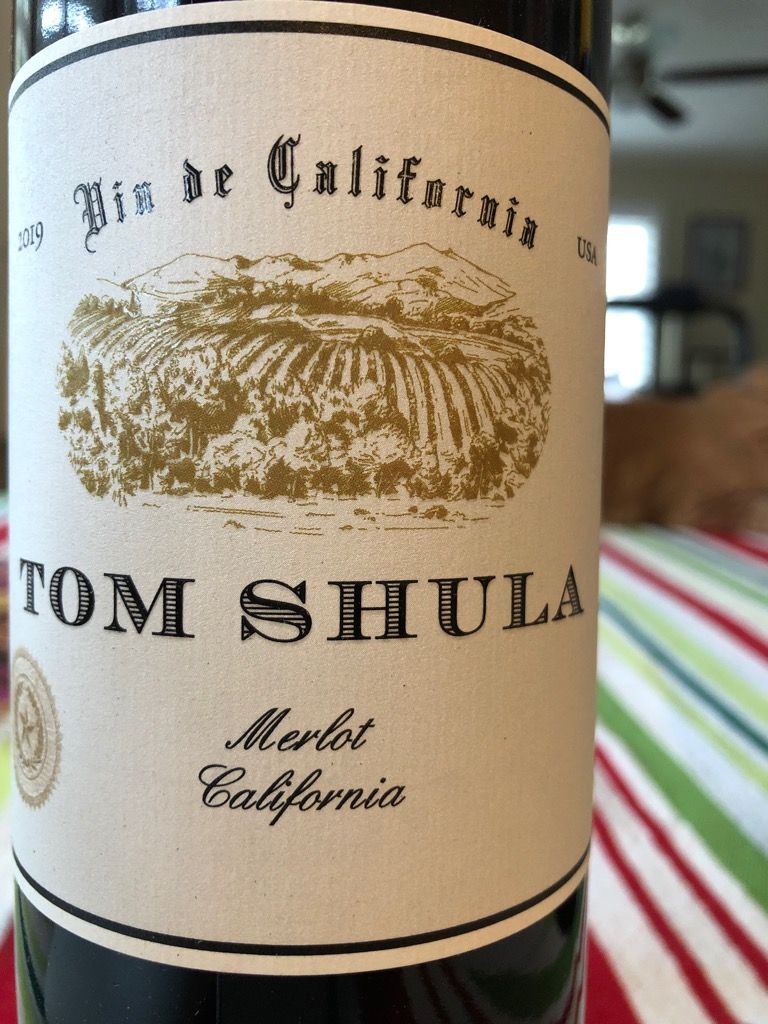 2020 Tom Shula Merlot - CellarTracker