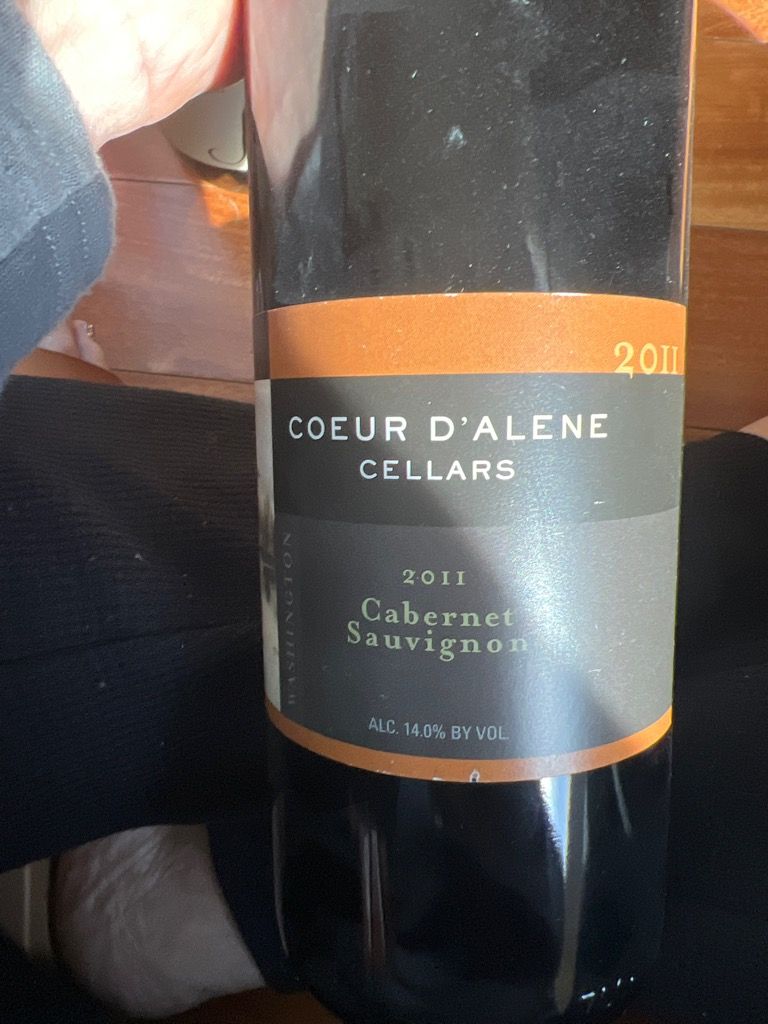2011 Coeur d'Alene Cellars Sauvignon McKinley Springs Vineyard, USA, Washington