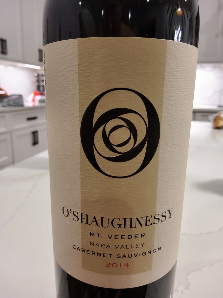 2014 O'Shaughnessy Cabernet Sauvignon Mt. Veeder - CellarTracker