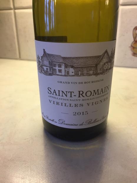 2015 Domaine De Bellene Saint Romain Vieilles Vignes France Burgundy 