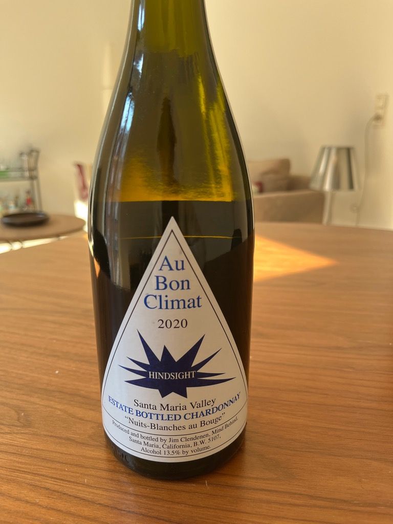 2020 Au Bon Climat Chardonnay Nuits-Blanches au Bouge Hindsight