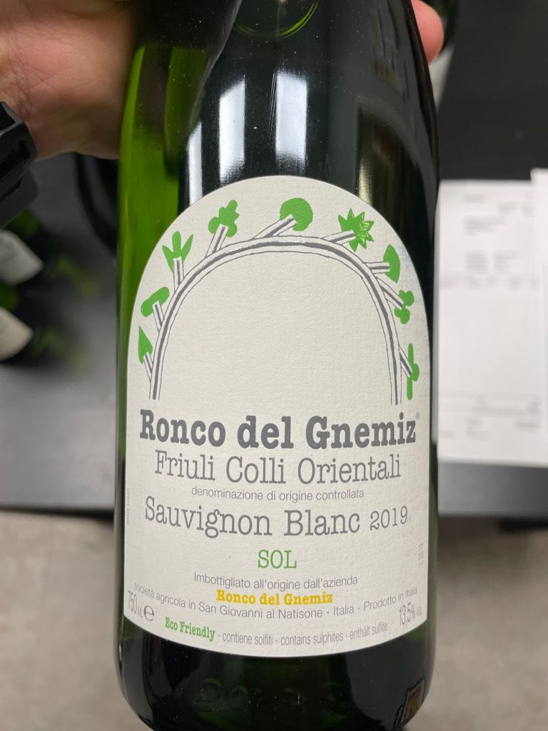2012 Ronco del Gnemiz Friuli Colli Orientali Sauvignon Sol