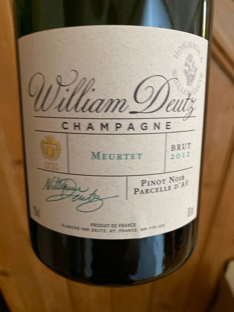 Champagne DEUTZ Brut 2012 750ml 飲料・酒