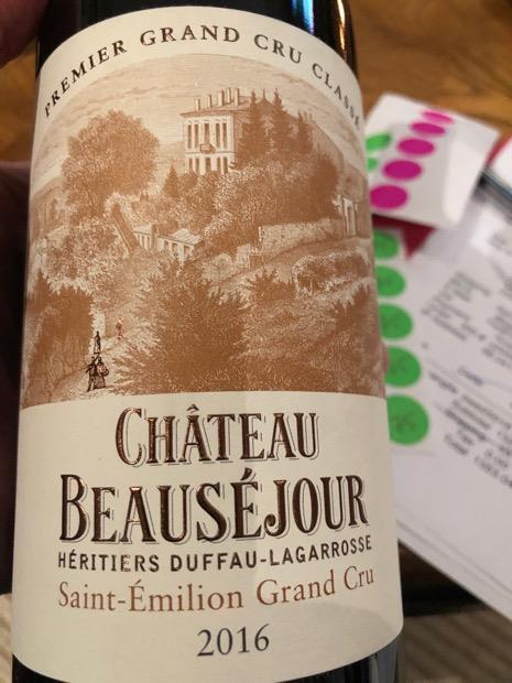 2016 Château Beausejour (Duffau Lagarrosse) - CellarTracker