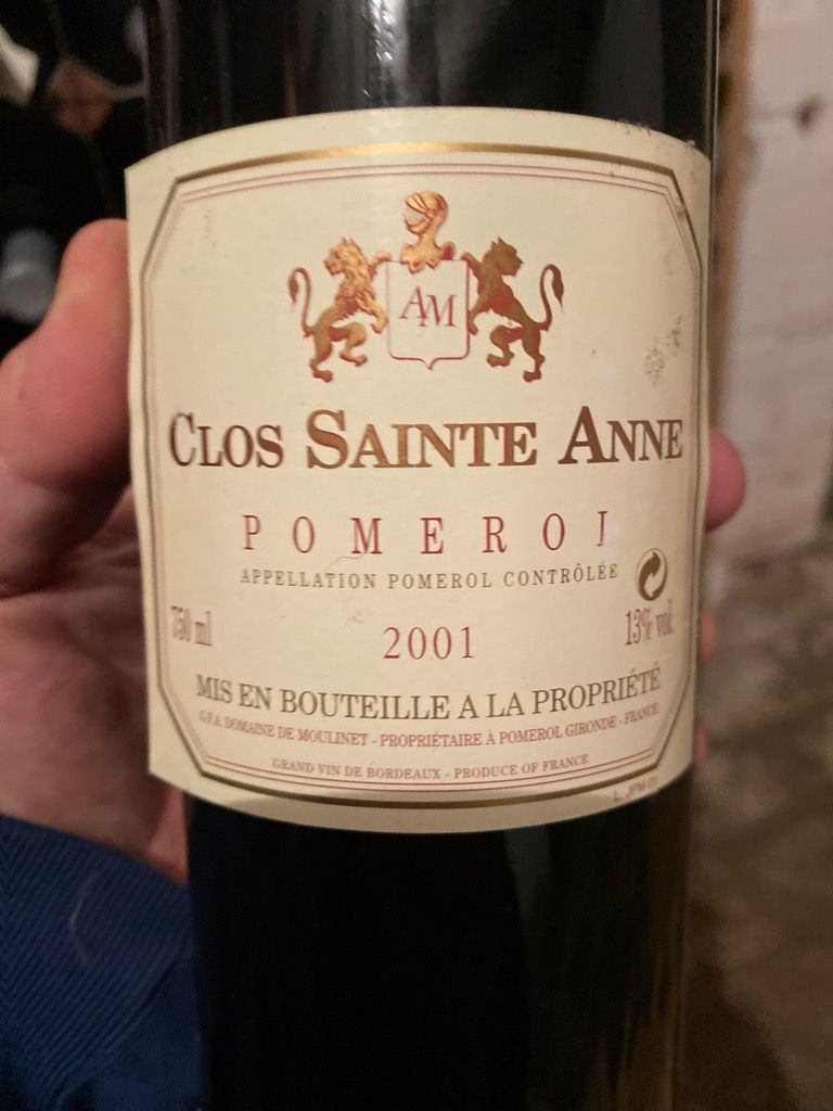 2001 Château Clos Sainte Anne, France, Bordeaux, Libournais