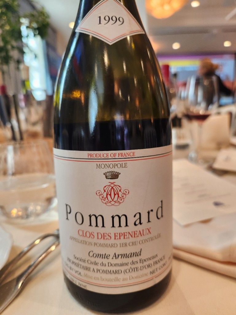 1999 Comte Armand Pommard 1er Cru Clos des Epeneaux - CellarTracker