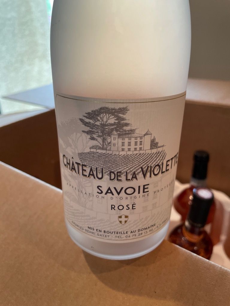 2022 Domaine du Château de la Violette Vin de Savoie Rosé, France