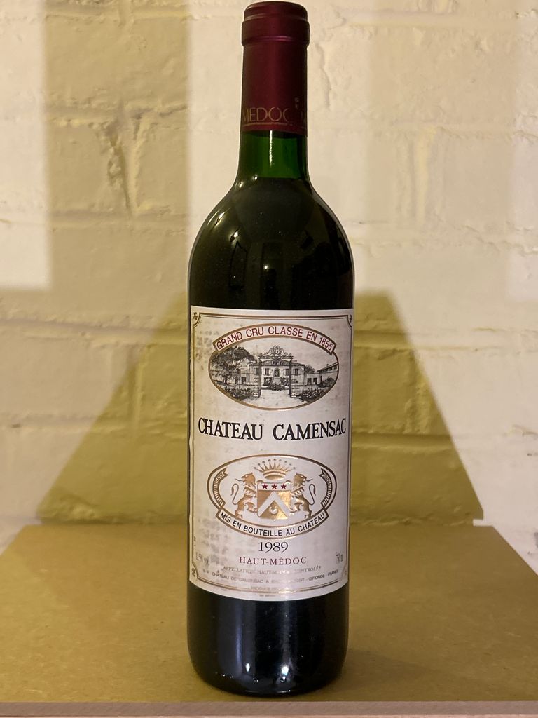 Estampe – Château Camensac – Grand Cru Classé Du Médoc – Millésime 1999 – Encadrement D’occasion