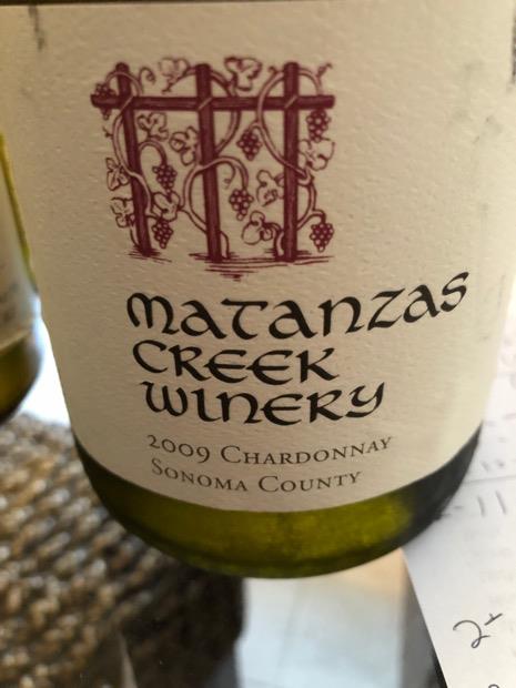 2010 Matanzas Creek Winery Chardonnay, USA, California, Sonoma County ...