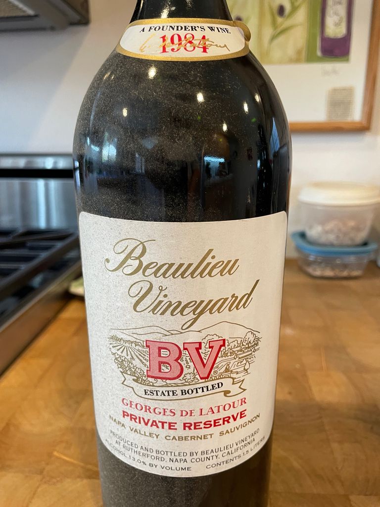 1985 Beaulieu Vineyard Cabernet Sauvignon Georges de Latour