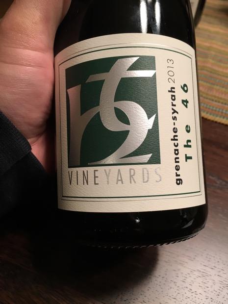 2013 TH Estate Wines Grenache-Syrah The 46, USA, California, Central ...