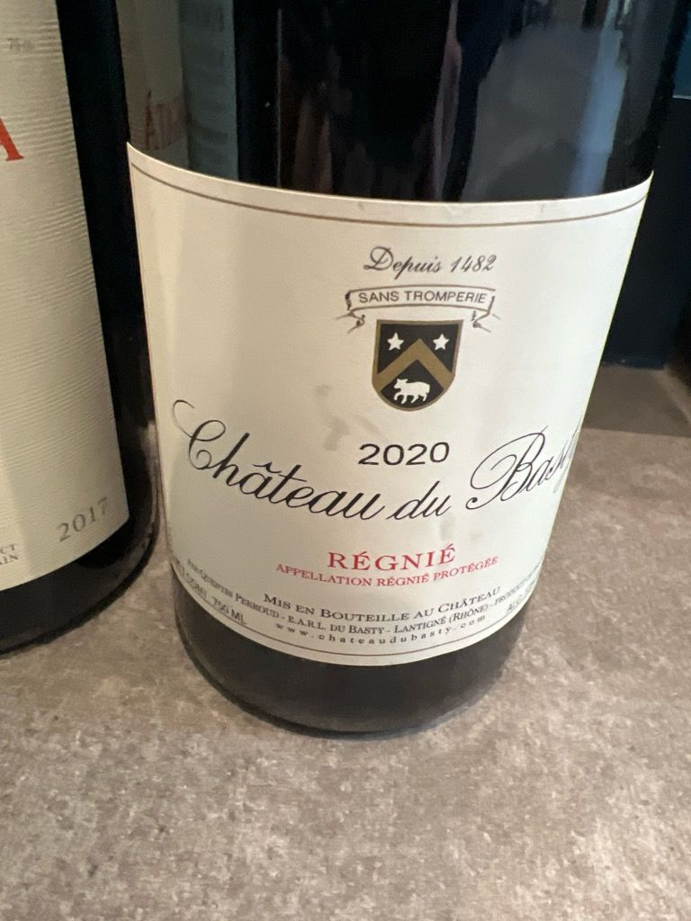 2019 Château du Basty Régnié, France, Burgundy, Beaujolais, Régnié ...