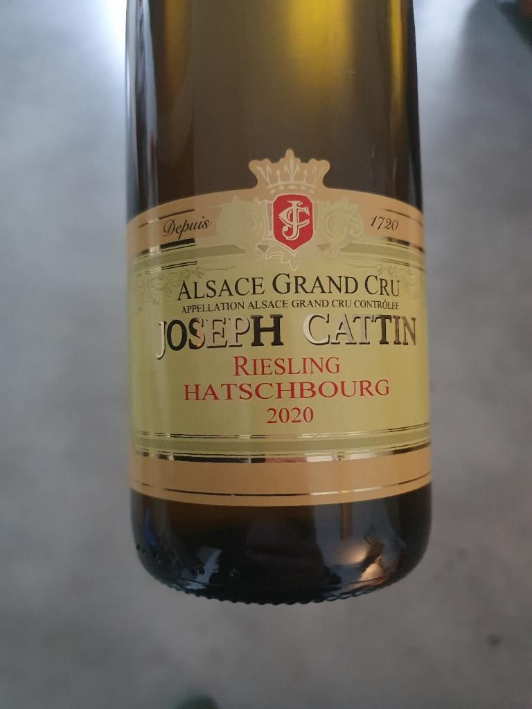 2020 Joseph Cattin Riesling Hatschbourg, France, Alsace, Alsace Grand ...