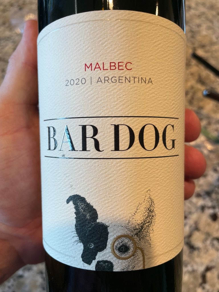 2020 Our Cellars Malbec Bar Dog, Argentina, Mendoza CellarTracker