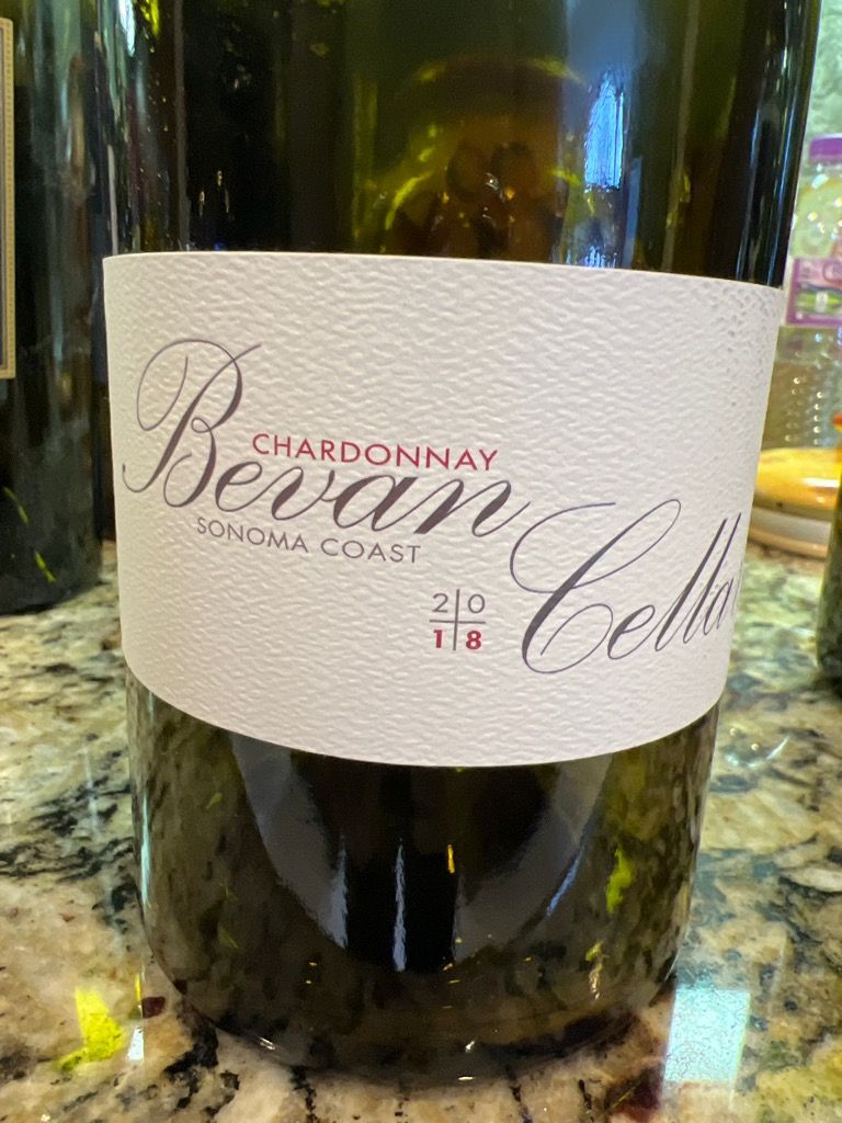 2019 Bevan Cellars Chardonnay Sonoma Coast Reserve, USA, California ...