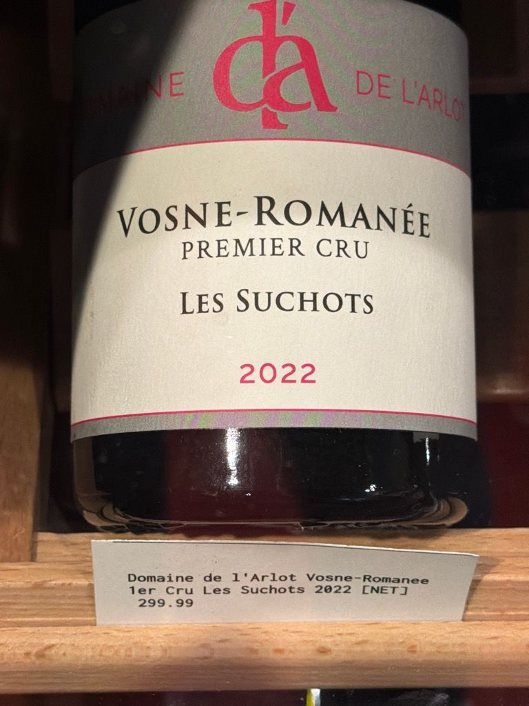 2021 Domaine de L'Arlot Vosne-Romanée 1er Cru Les Suchots
