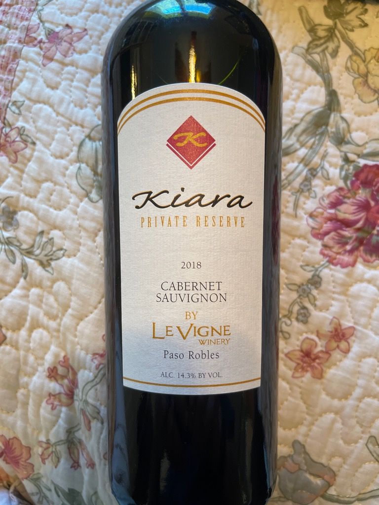 ワイン KIRA 2013 Le Vigne Cabernet Sauvignon Kiara Private Reserve Kiara