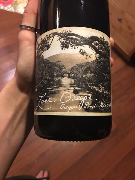 R stuart&co Love oregon Pinot Noir glass 750ml (850294000060)