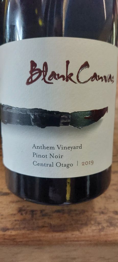 2018 Blank Canvas Winery Pinot Noir Anthem CellarTracker