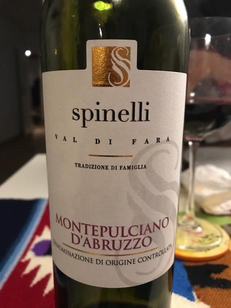 2017 Spinelli Montepulciano Montepulciano d'Abruzzo Val di Fara, Italy ...