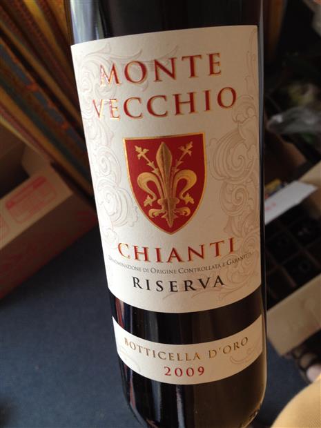 2009 Monte Vecchio Chianti Riserva - CellarTracker