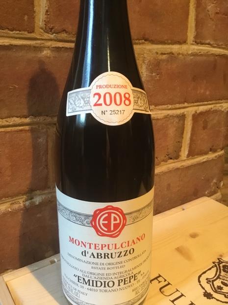 2010 Emidio Pepe Montepulciano d'Abruzzo - CellarTracker