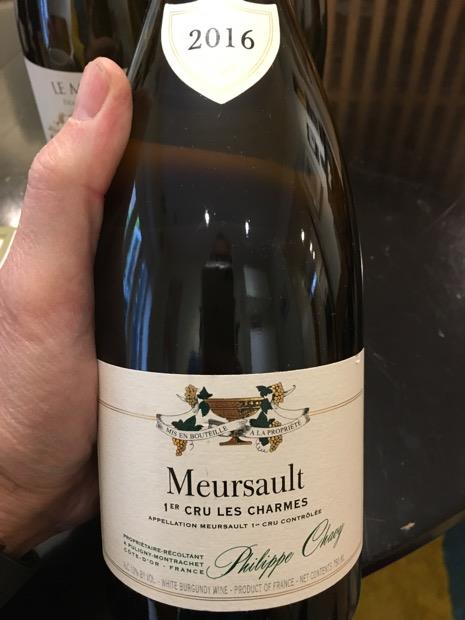 2016 Philippe Chavy Meursault 1er Cru Charmes - CellarTracker