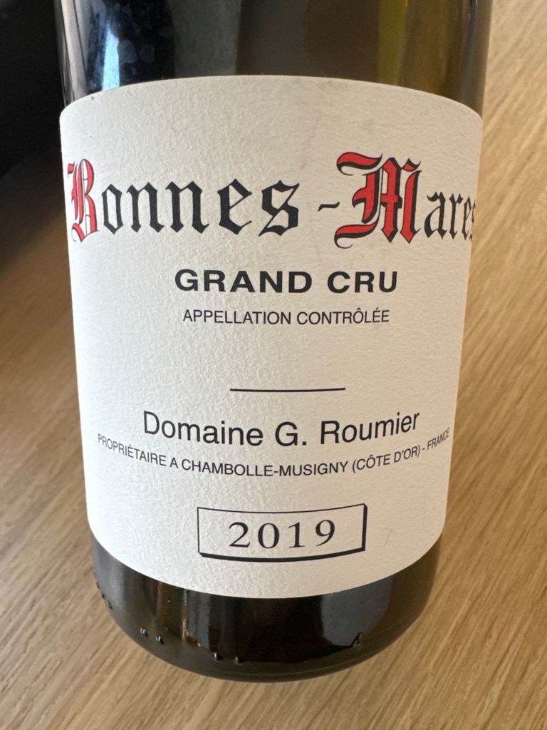 2015 Domaine G. Roumier / Christophe Roumier Bonnes Mares