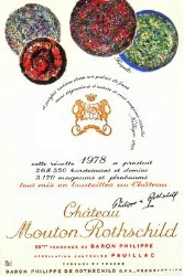 1978 Château Mouton Rothschild, France, Bordeaux, Médoc, Pauillac