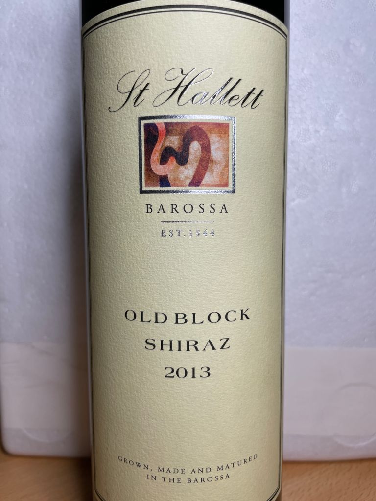 2013 St Hallett Shiraz Old Block