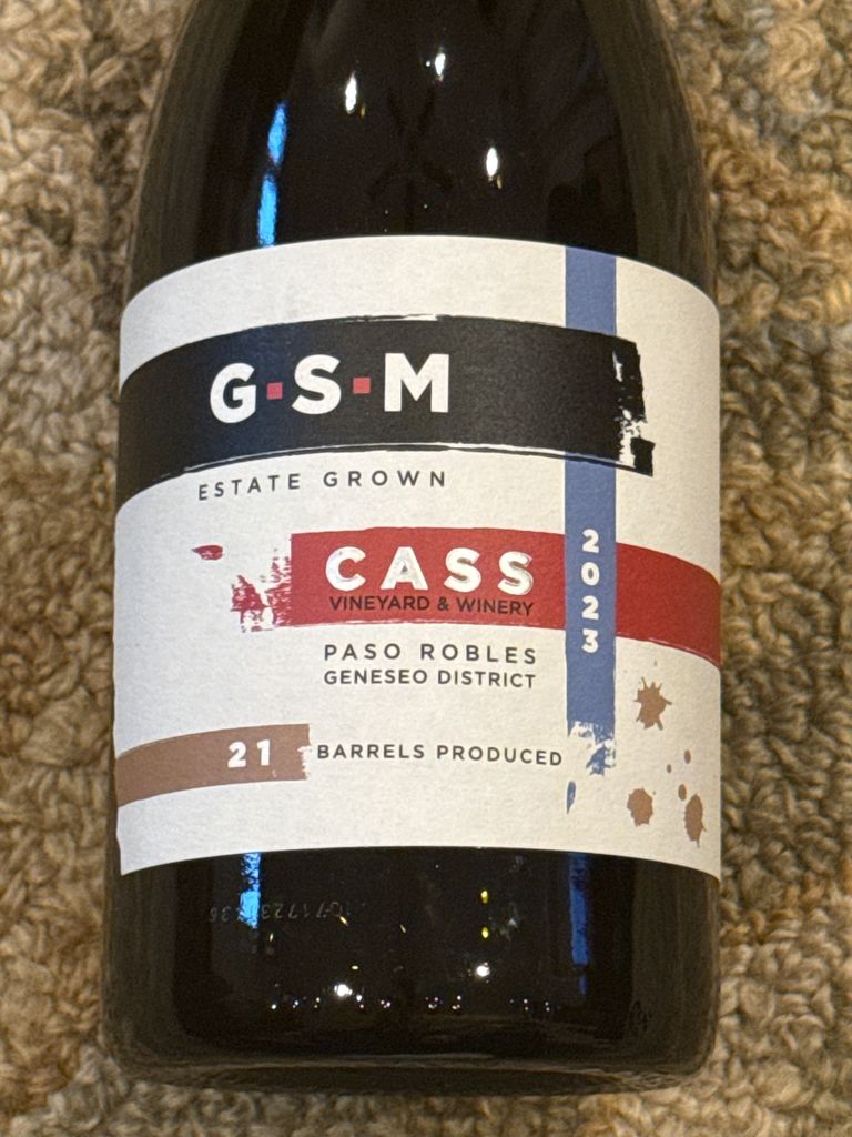 2023 Cass GSM, USA, California, Central Coast, Paso Robles - CellarTracker