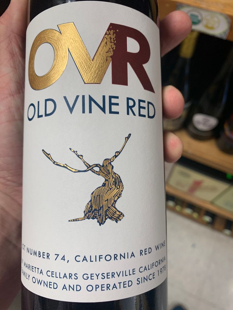 N.V. Marietta Cellars Old Vine Red Lot Number 74 - CellarTracker