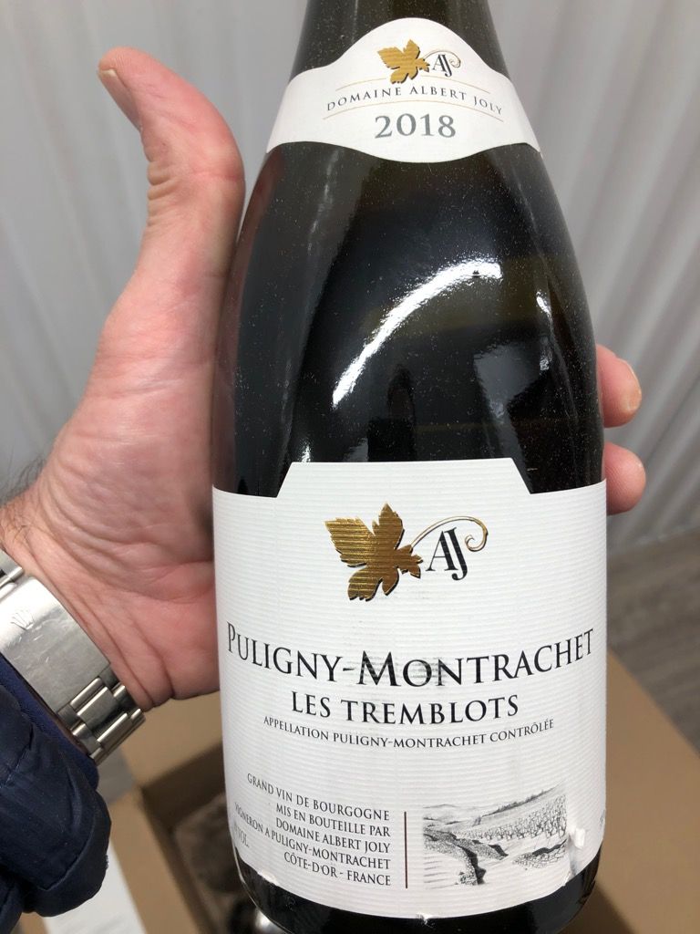 2018 Albert Joly Puligny-Montrachet Les Tremblots - CellarTracker