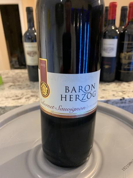 Baron herzog cabernet 2025 2002