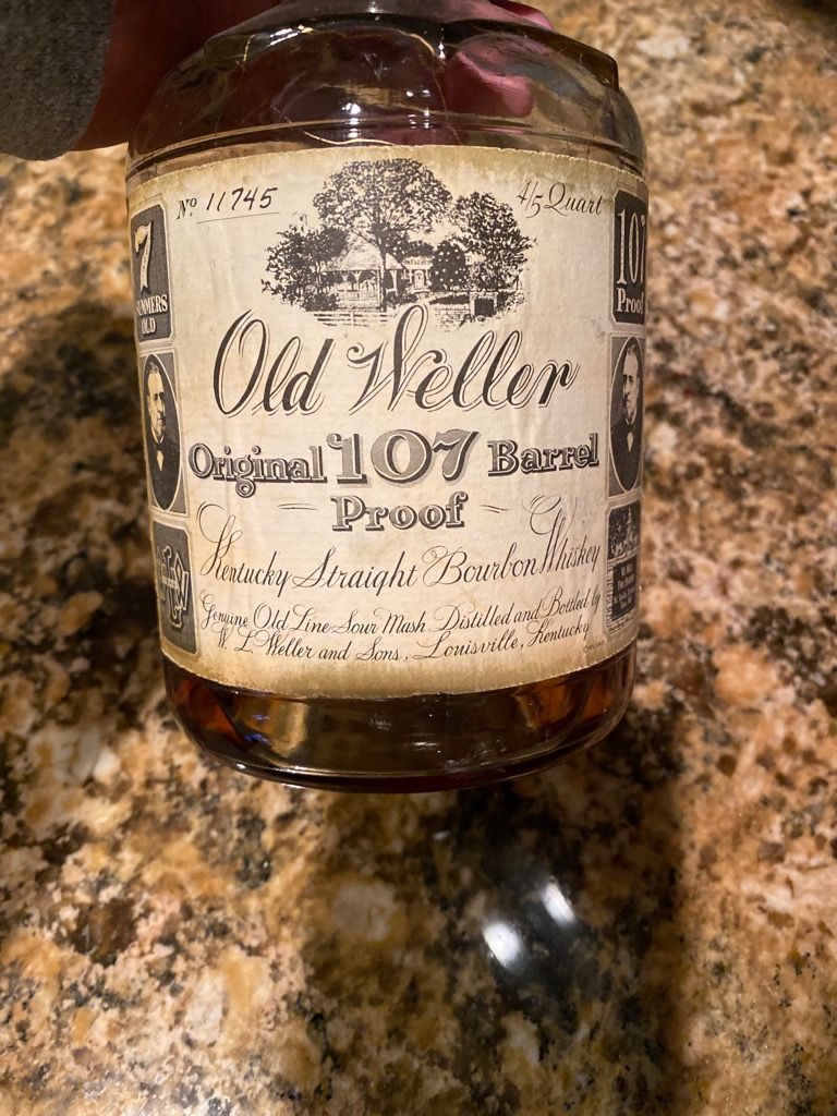 1977 Old Weller Antique Original 107 Brand Kentucky Straight Bourbon