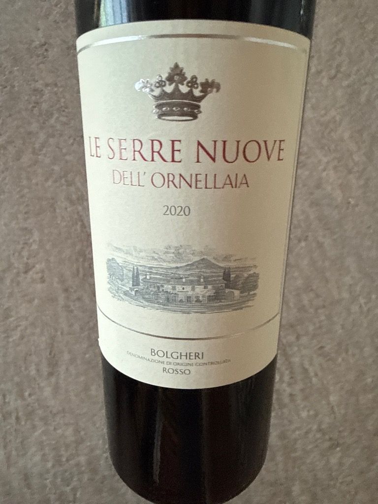 2021 Tenuta dell'Ornellaia Le Serre Nuove - CellarTracker