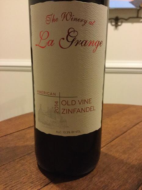 2014 The Winery at La Grange Zinfandel Old Vine, USA, American - CellarTracker
