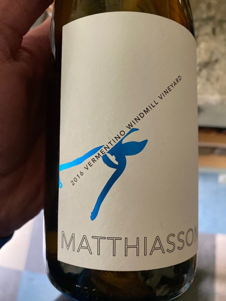 2016 Matthiasson Pinot Meunier Yount Mill Vineyard Usa California