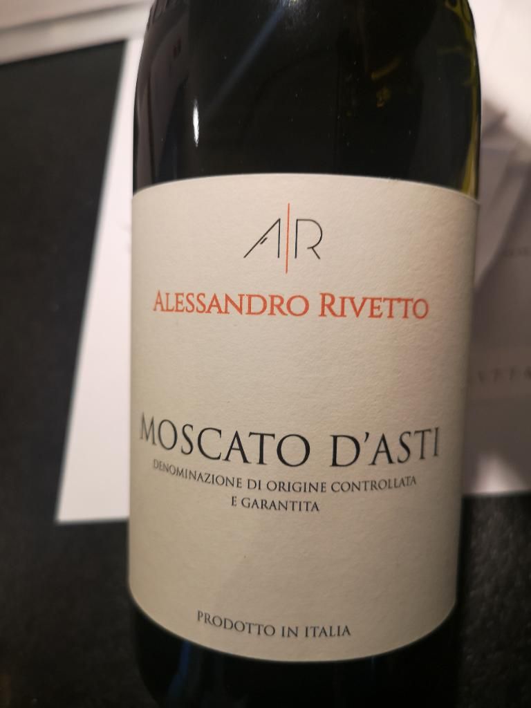 2021 Alessandro Rivetto Moscato d'Asti, Italy, Piedmont, Asti, Moscato