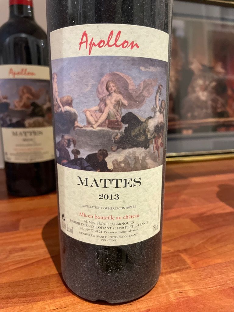 2013 Château de Mattes-Sabran Corbières Apollon, France, Languedoc ...