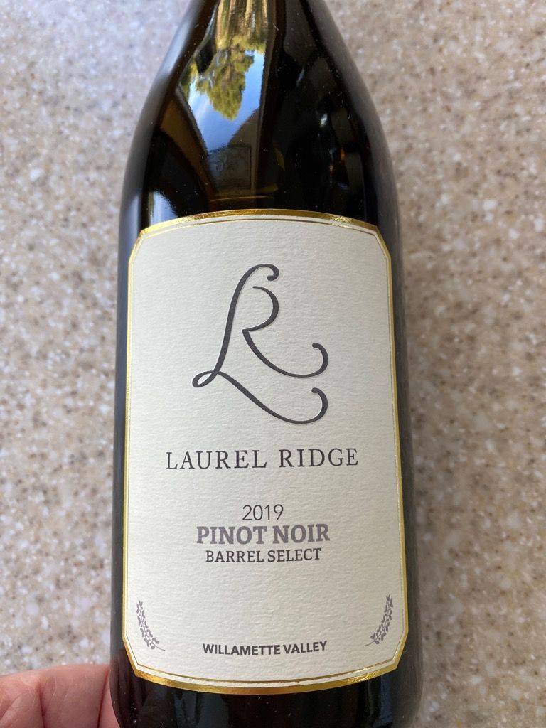 2019 Laurel Ridge Pinot Noir Barrel Select, USA, Oregon, Willamette ...