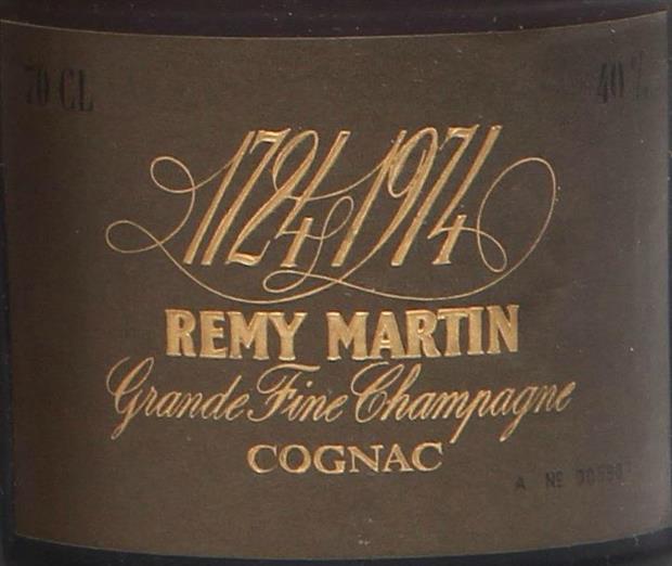 ブランデー REMY MARTIN grande fine champagne 1724 Best local price for 1724 Remy Martin Grande Fine Champagne Cognac