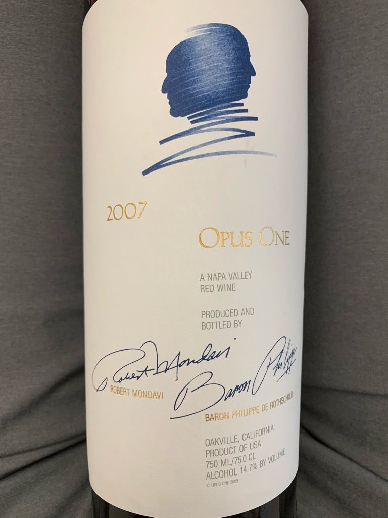 2007 Opus One, Napa Valley, USA  prices, reviews, stores & market trends