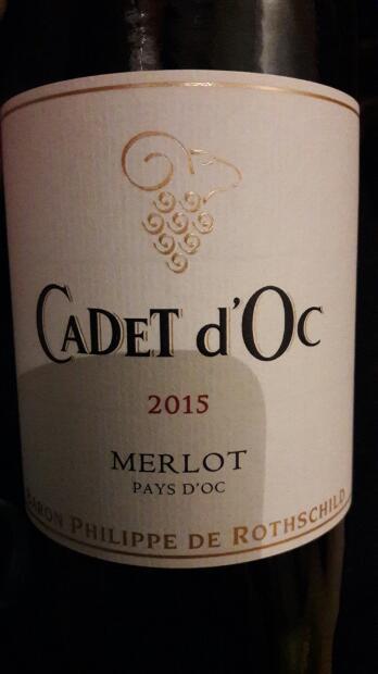 16 Baron Philippe De Rothschild Merlot Cadet D Oc France Languedoc Roussillon Vin De Pays D Oc Cellartracker
