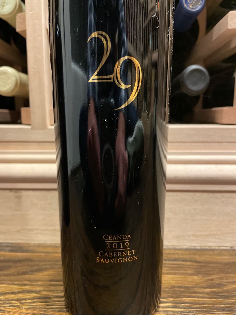 2019 Vineyard 29 Cabernet Sauvignon Estate Ceanda, USA, California ...