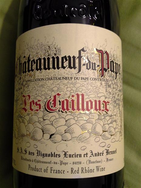 10 Les Cailloux Lucien Et Andre Brunel Chateauneuf Du Pape France Rhone Southern Rhone Chateauneuf Du Pape Cellartracker