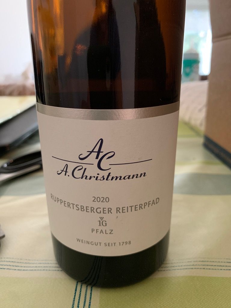 2017 A. Christmann Ruppertsberger Reiterpfad Riesling Auslese, Germany ...