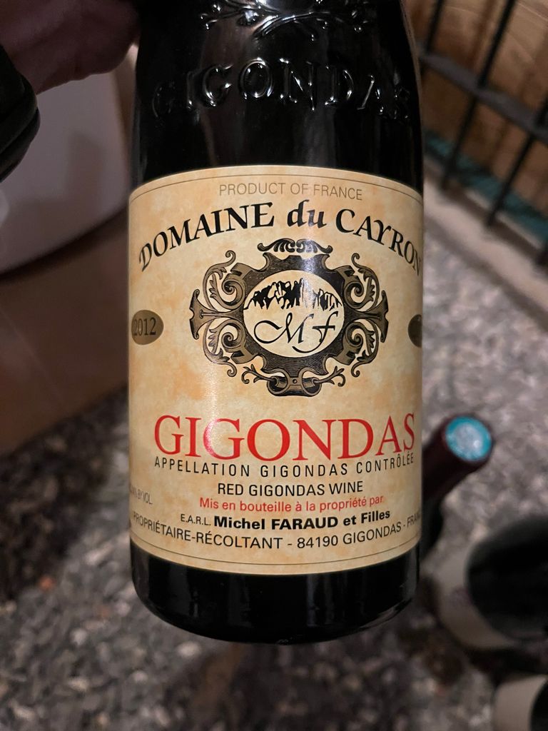 2012 Domaine du Cayron Gigondas - CellarTracker