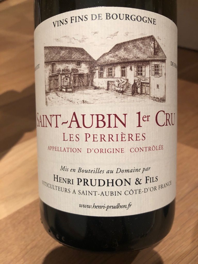 2022 Henri Prudhon & Fils Saint-Aubin 1er Cru Les Perrières Blanc